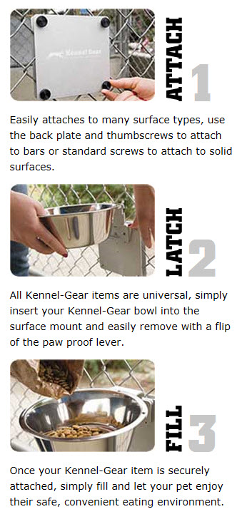 kennel gear bowl